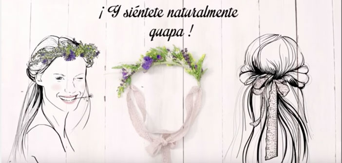 Aprende a hacer peinados con flores naturales garnier-peinados-flores-bellezaactiva-com