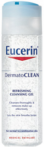 Eucerin, Dermatoclean, limpiador facial