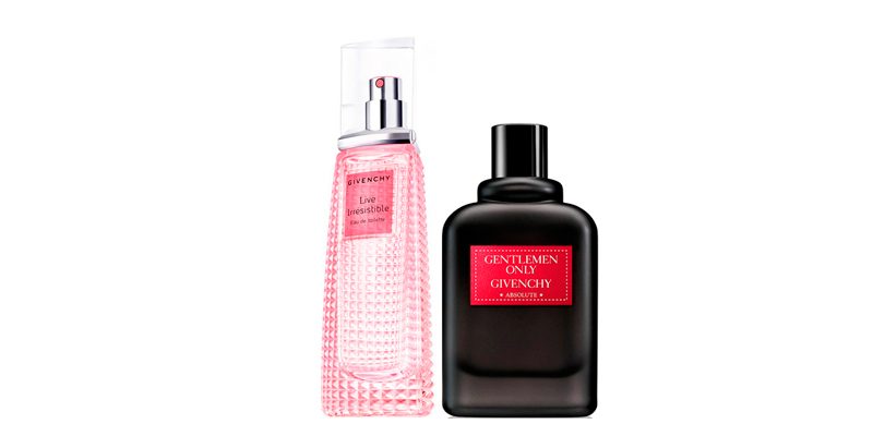 Givenchy, Givenchy Live Irrésistible, Gentlemen only absolute, San Valentín, perfumes, fragancias, colonias, amor, mujer, hombre