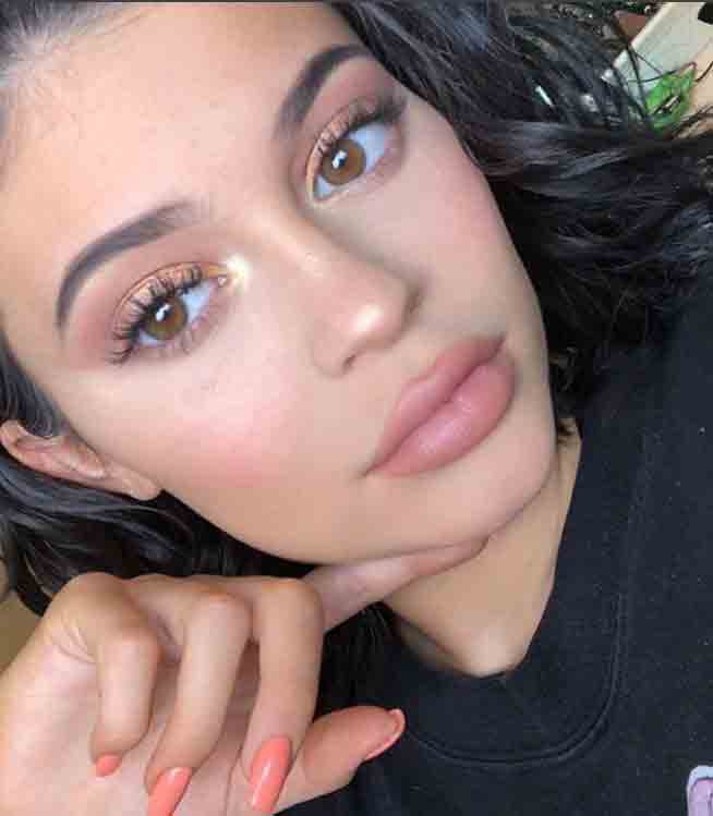 Kylie Cosmetics, Maquillaje de las famosas