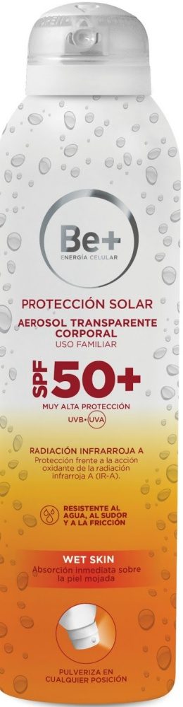 protectores solares, protectores solares corporales, sol, be mas, be +, aerosol transparente corporal