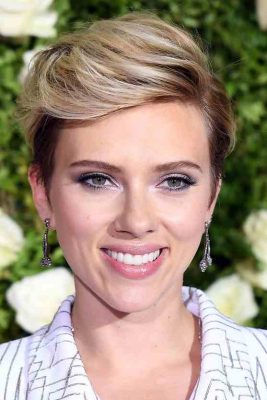 looks para caras redondas, Scarlett Johansson