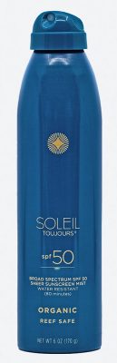 Organic Sheer Sunscreen Mist Spf50, de Soleil Toujours, Mumona