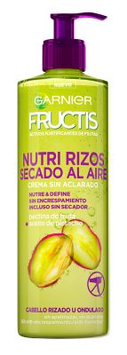 Crema Sin Aclarado Nutri Rizos Secado al Aire, de Garnier Fructis