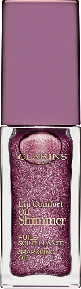Clarins, pintalabios 2021, lip comfort oil shimmer, purple rain