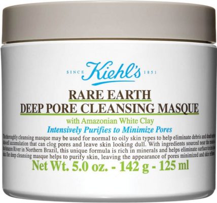 Kieh'ls, rare earth deep pore cleansing masque, mascarillas faciales