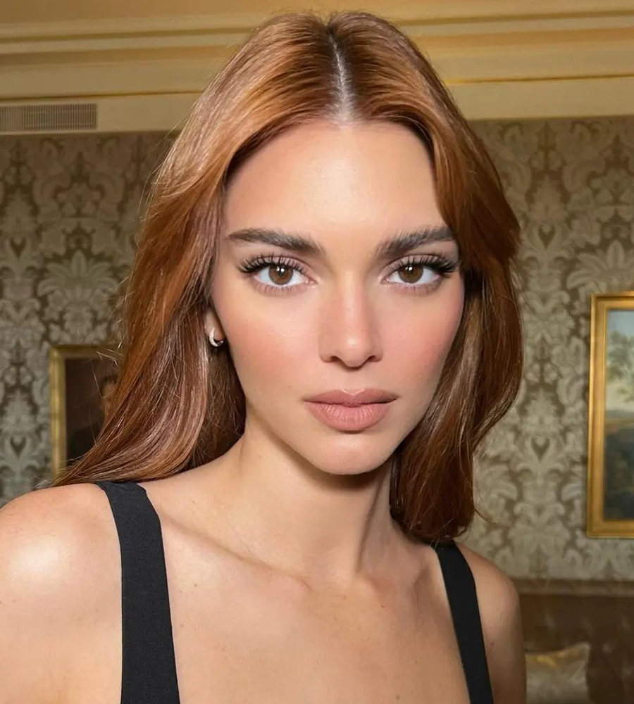tendencias de color, cobrizo, Kendall Jenner