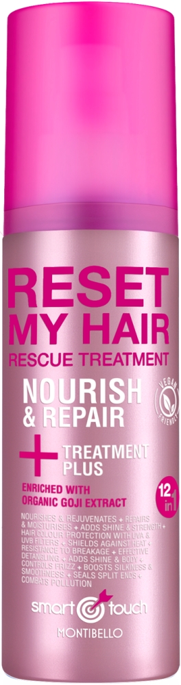Montibello, reset my hair treatment plus, smart & touch, reparar el cabello