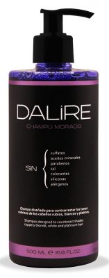 Champú Morado sin sulfatos, de Dalire Cosmetics, champú morado