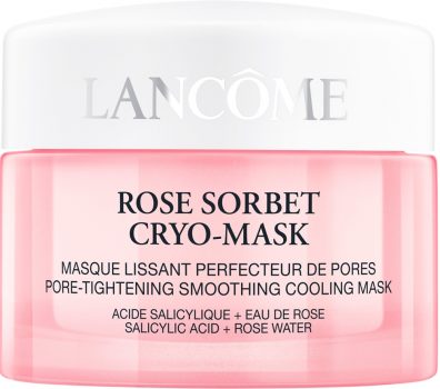 cosméticos refrescantes, la mer, rose sorbet cryo mask