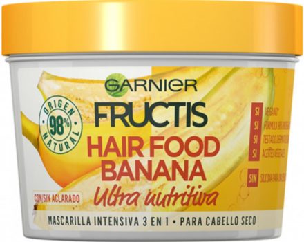 fructis hair food mascarilla 3 en 1 papaya, productos capilares con aromas deliciosos