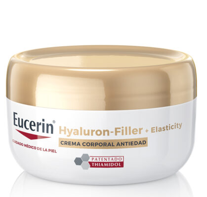 Hyaluron Filler + Elasticity Crema Corporal Anti-Edad, de Eucerin, rutina de cuidado corporal