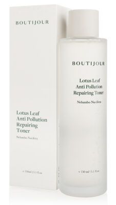 Lotus Leaf Anti Pollution Repairing Toner, Boutijour, ph de la piel