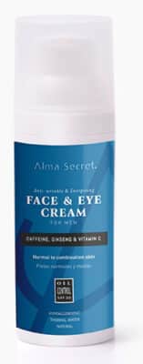 Face & Eye Cream, de Alma Secret, antiarrugas para hombres