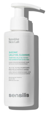 Succinic [Jelly Oil Cleanser], de Sensilis, limpiadores faciales