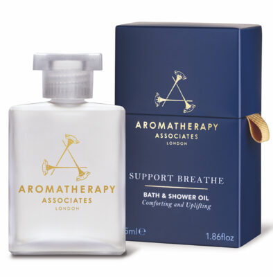 Support Breathe Bath & Shower Oil, de Aromatherapy Associates, resfriados