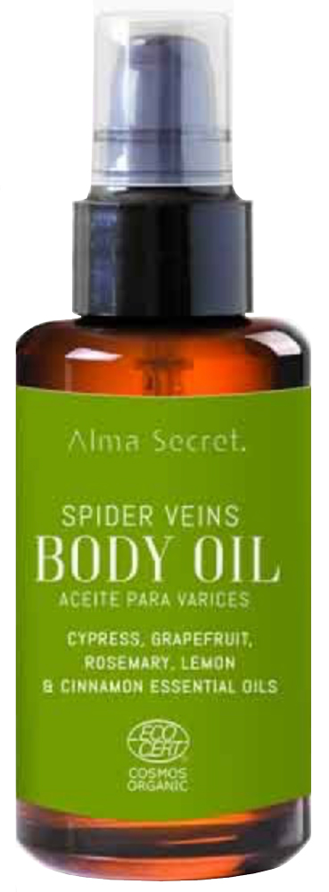 Frasco de vidrio de Alma Secret Spider Veins para las varices