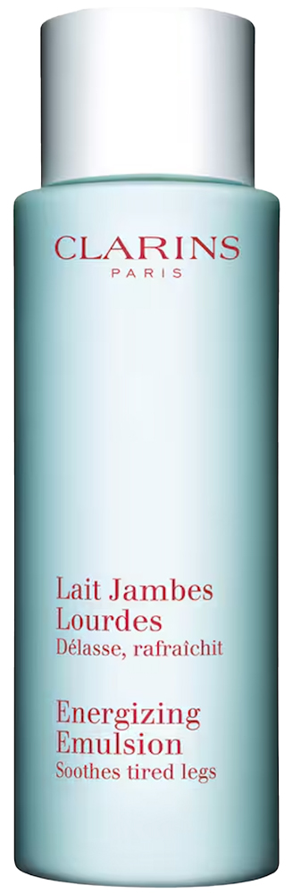Botella de Clarins Leche piernas cansadas para las varices